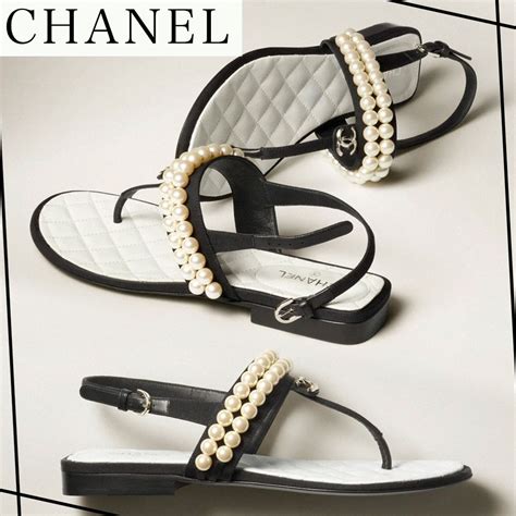 chanel sandals for cheap|Chanel sandals shop online.